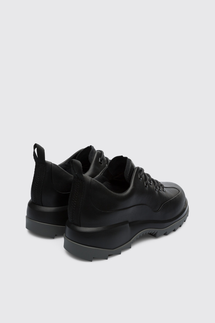 Back view of Helix Black Sneakers for Women
