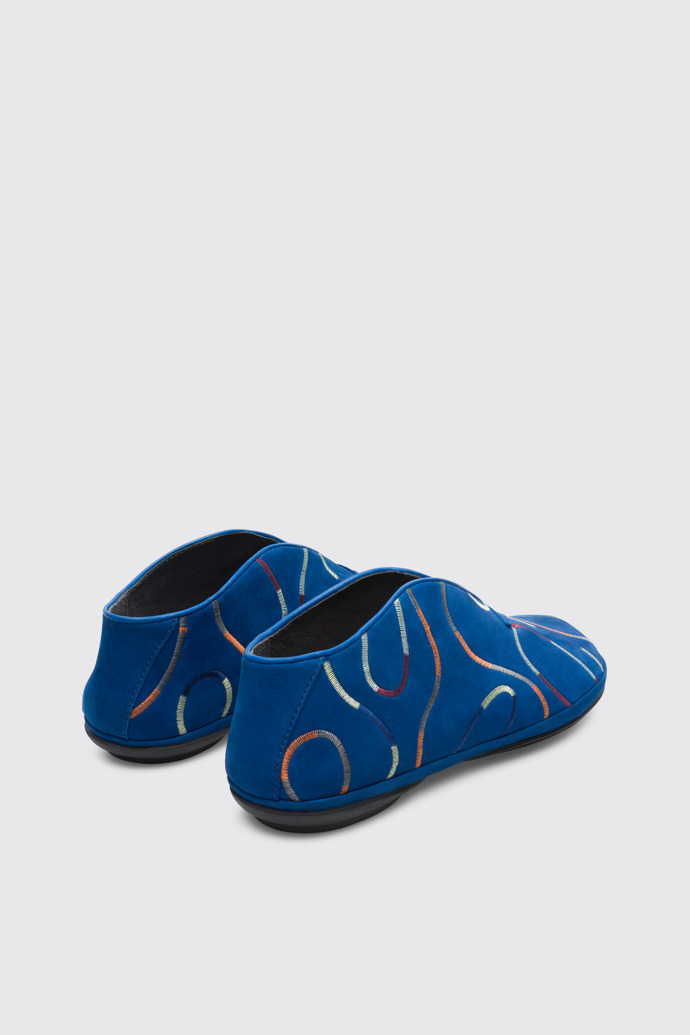 Back view of Twins Blue Ballerinas for Women