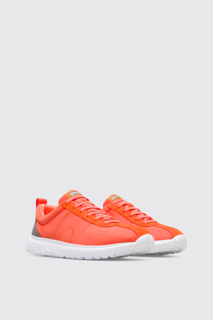 Front view of Canica Orange Sneakers for Women
