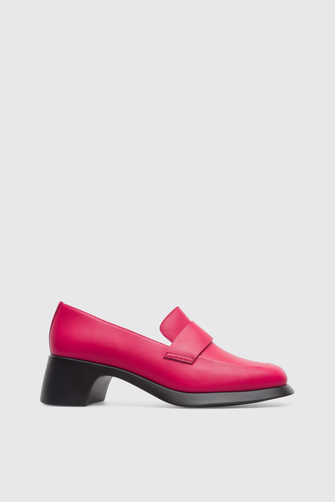 Side view of Trisha Pink Heels for Women