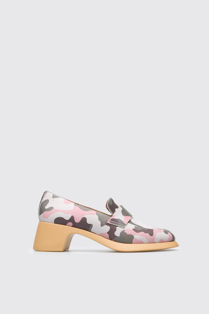 Image of Side view of Ssense & Petra Collins Camouflage shoes for women