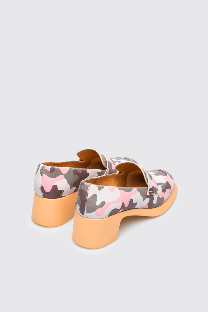 Back view of Ssense & Petra Collins Camouflage shoes for women