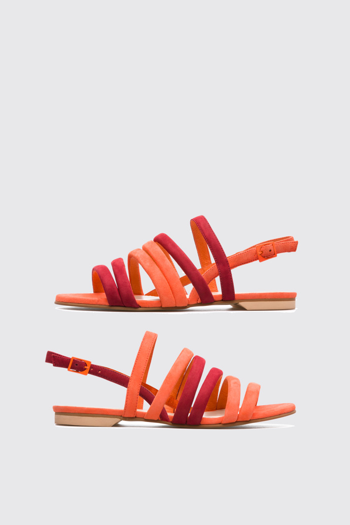 Side view of Twins Multicolor Sandals for Women