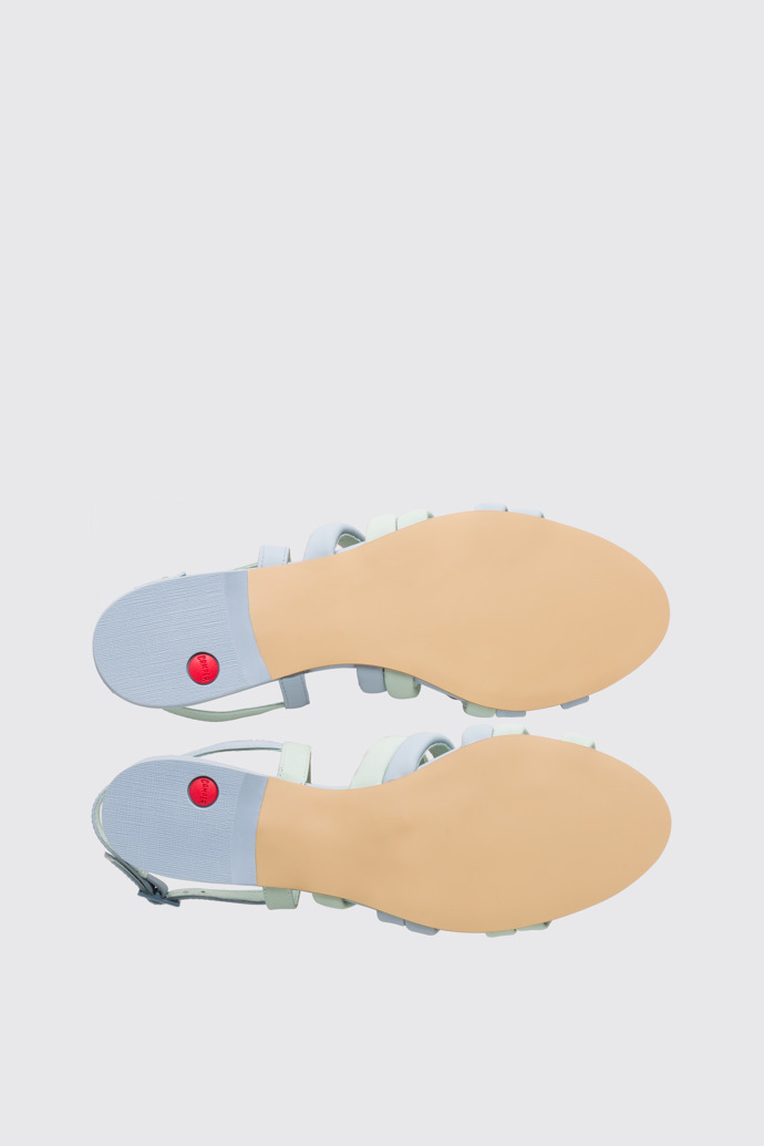 The sole of Twins Multicolor Sandals for Women