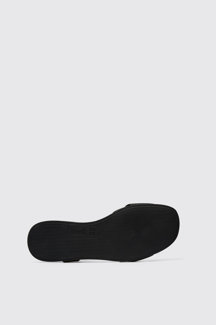 The sole of Atonik Women’s black sandal