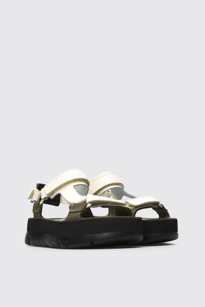 Front view of Oruga Up Multicolor Sandals for Women