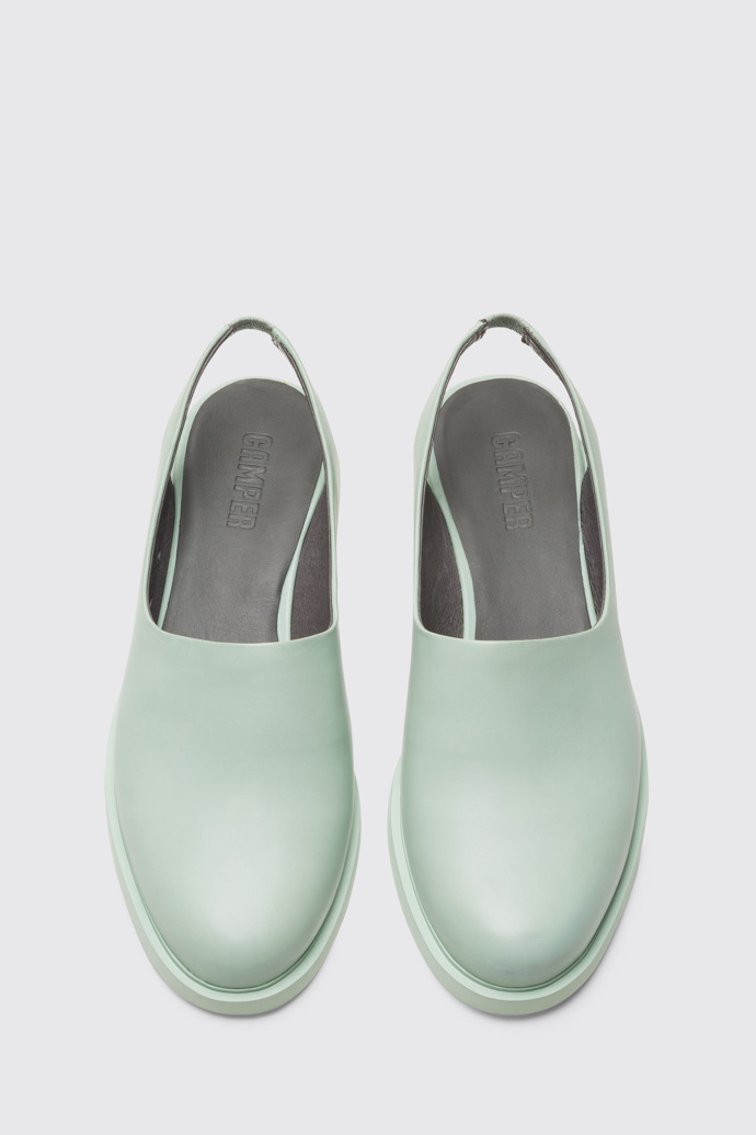 Overhead view of Iman Green Formal Shoes for Women