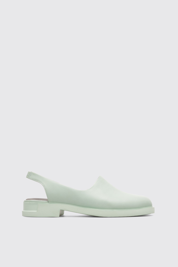 Side view of Iman Green Formal Shoes for Women
