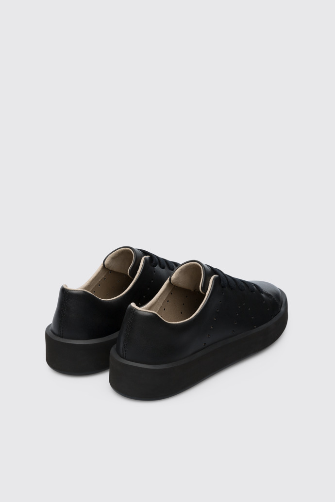 Back view of Courb Black women’s sneaker