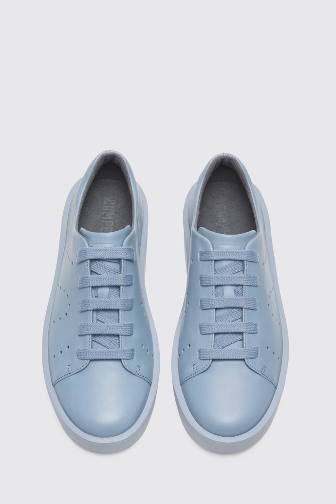 Overhead view of Courb Blue Sneakers for Women