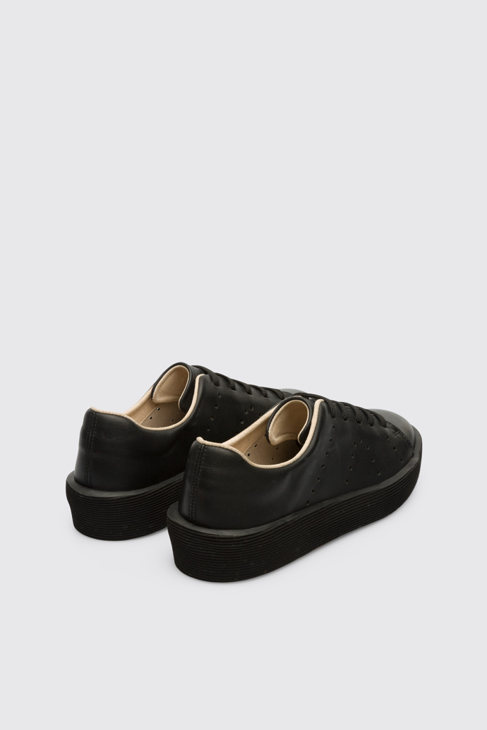 Back view of Courb Black women’s sneaker