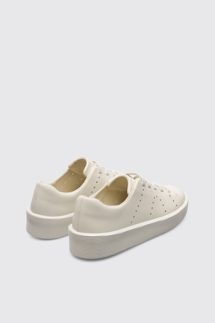 Back view of Courb White women's sneaker