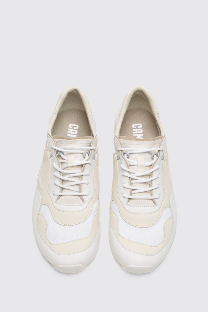 Overhead view of Nothing Women’s white sneaker
