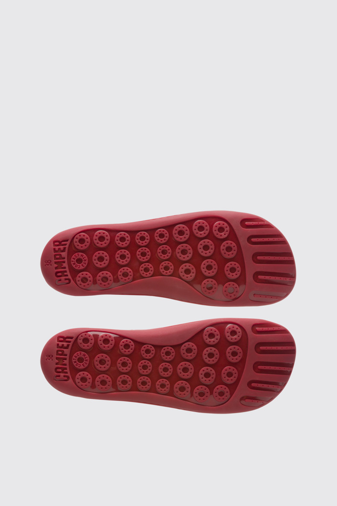 The sole of Twins Red Casual Shoes for Women