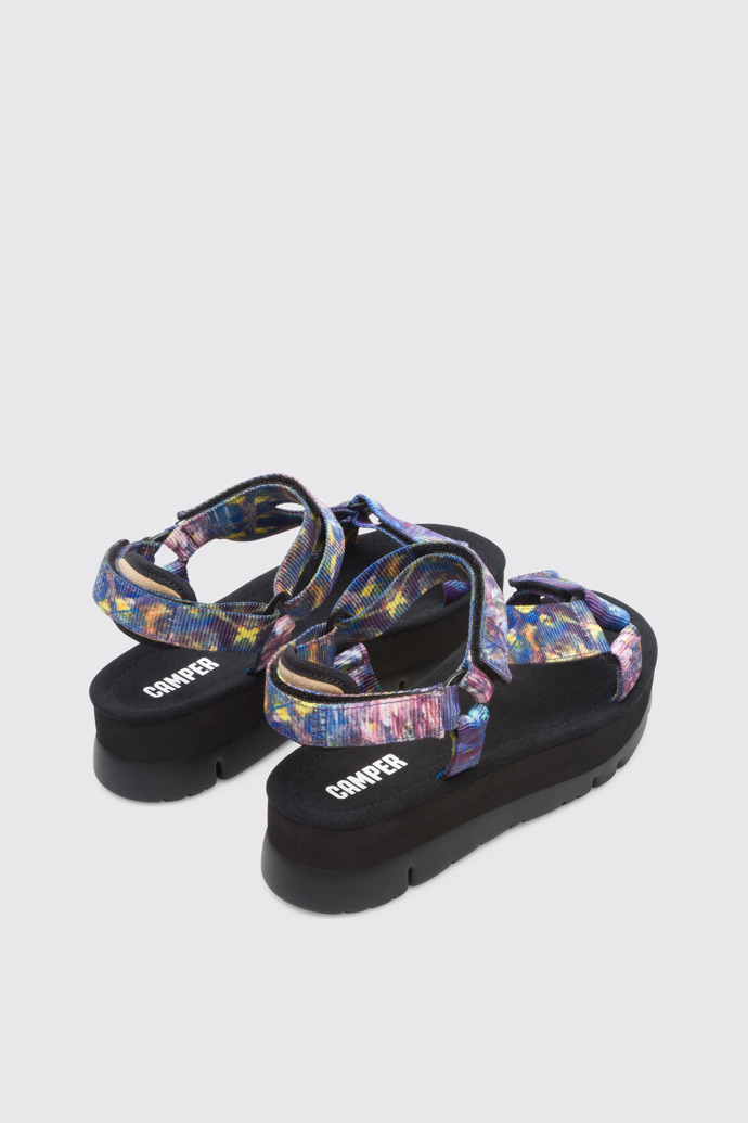 Back view of Oruga Up Multicolor Sandals for Women