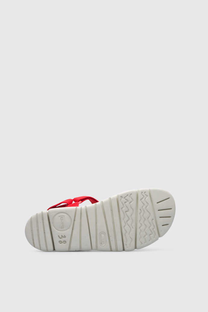 The sole of Oruga Up Red sandal for women
