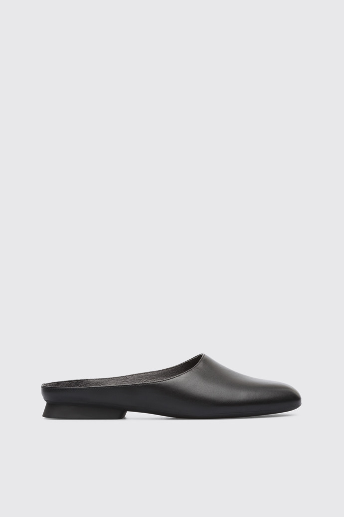 Side view of Casi Myra Black Formal Shoes for Women