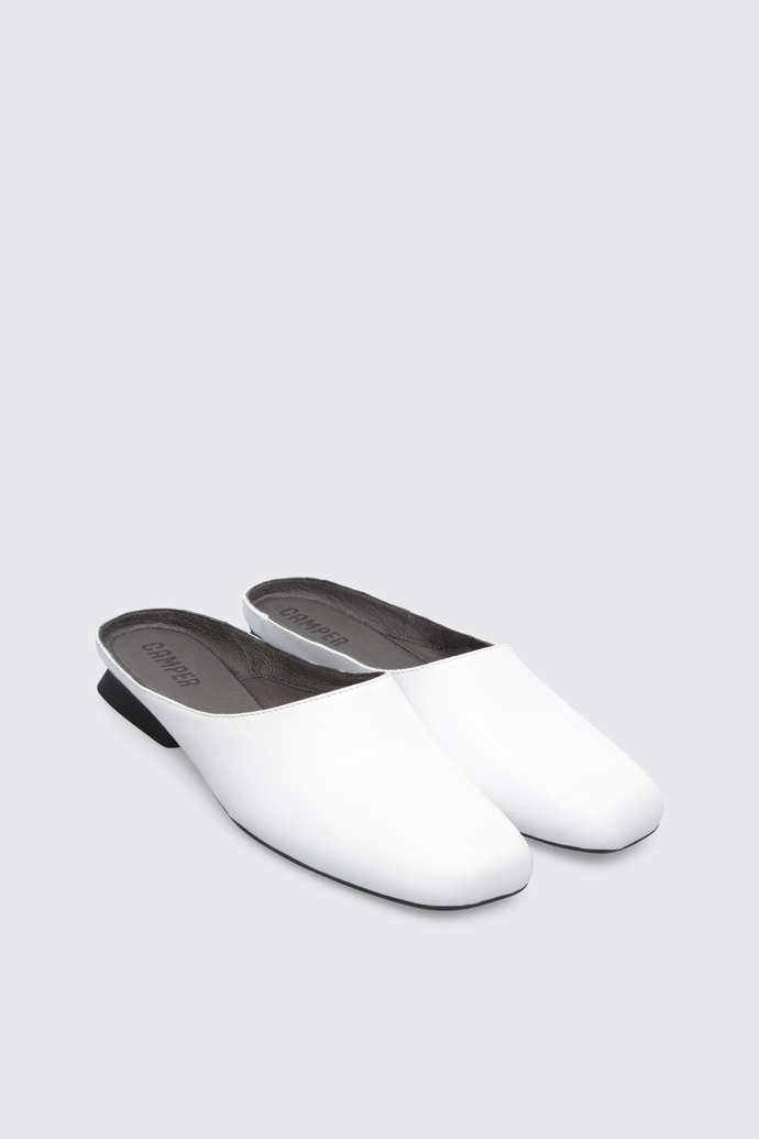 Front view of Casi Myra White Formal Shoes for Women