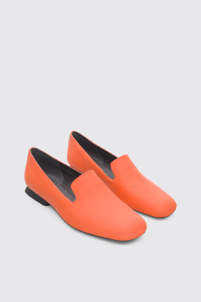 Front view of Casi Myra Orange Formal Shoes for Women