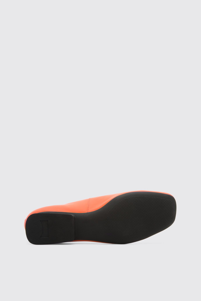 The sole of Casi Myra Orange Formal Shoes for Women