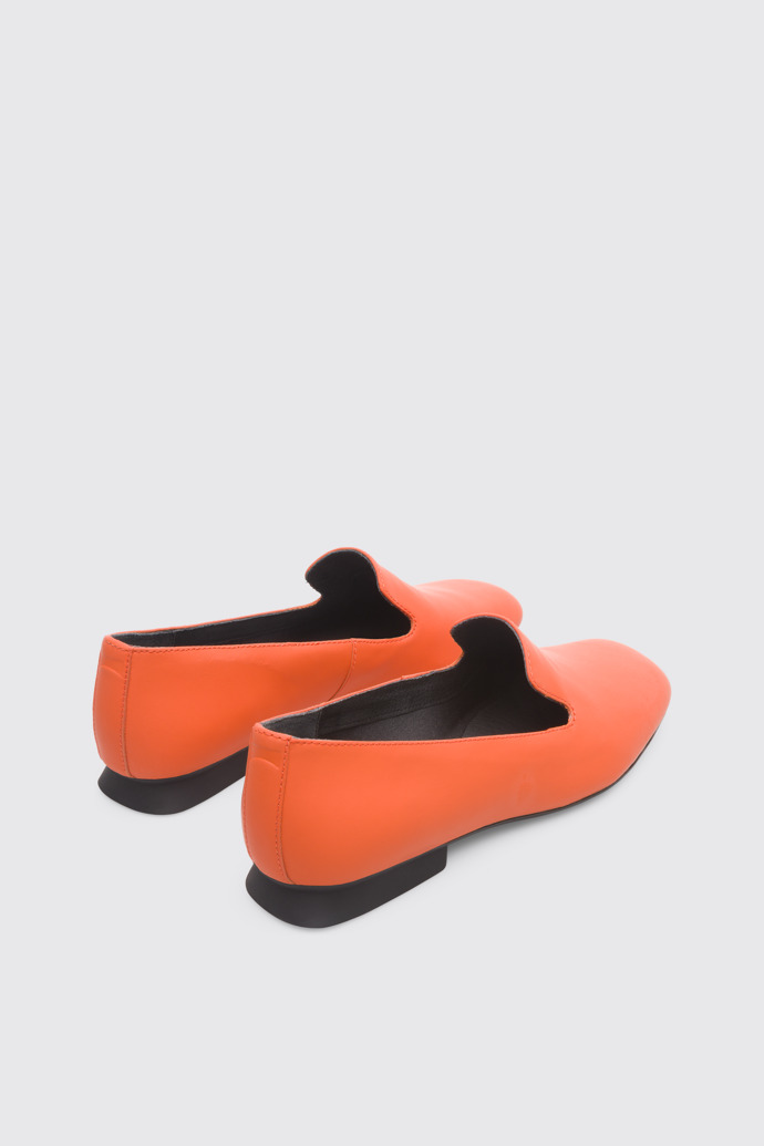 Back view of Casi Myra Orange Formal Shoes for Women