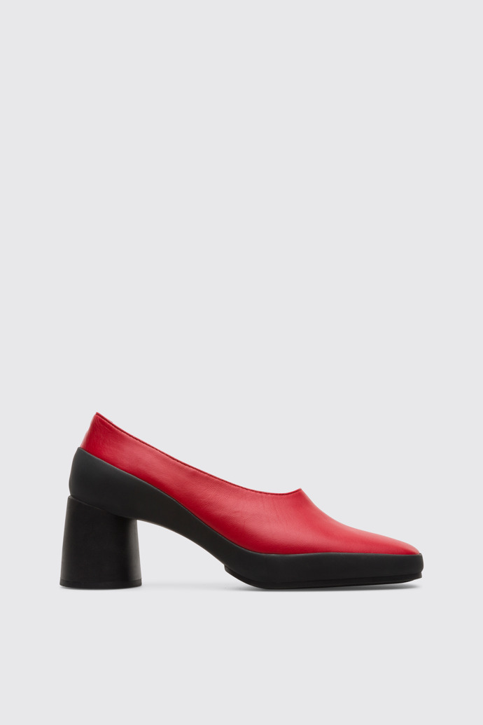 Side view of Upright Red Heels for Women