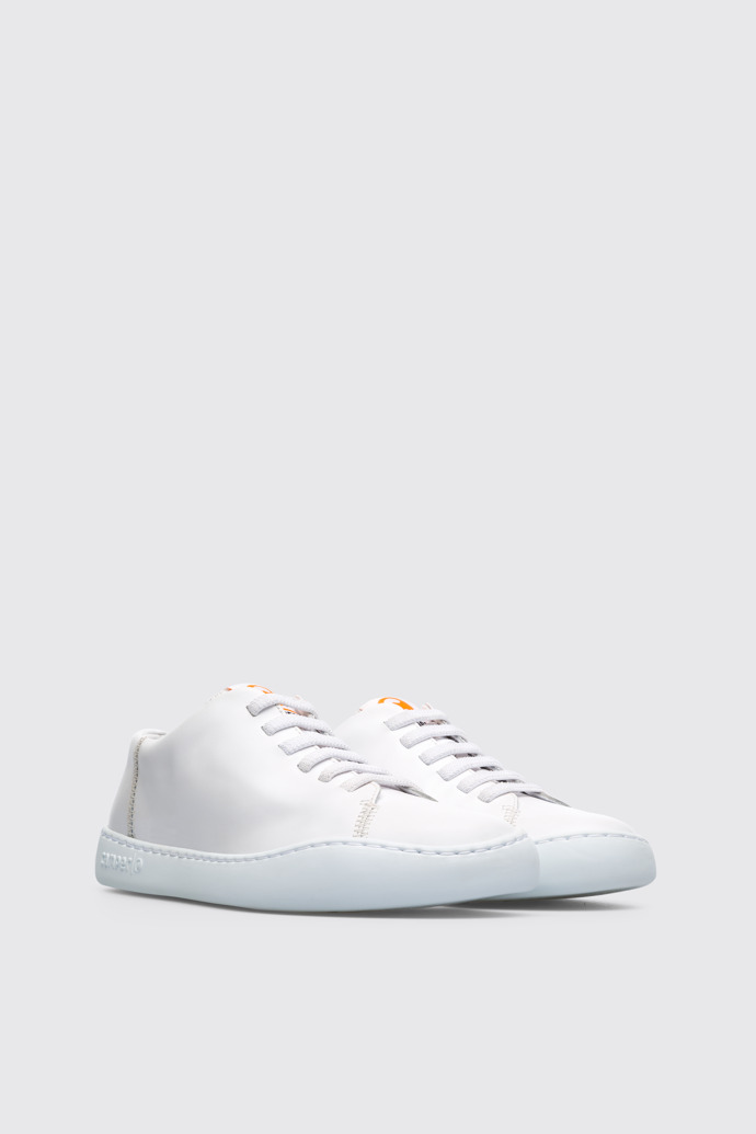 Front view of Peu Touring White Sneakers for Women