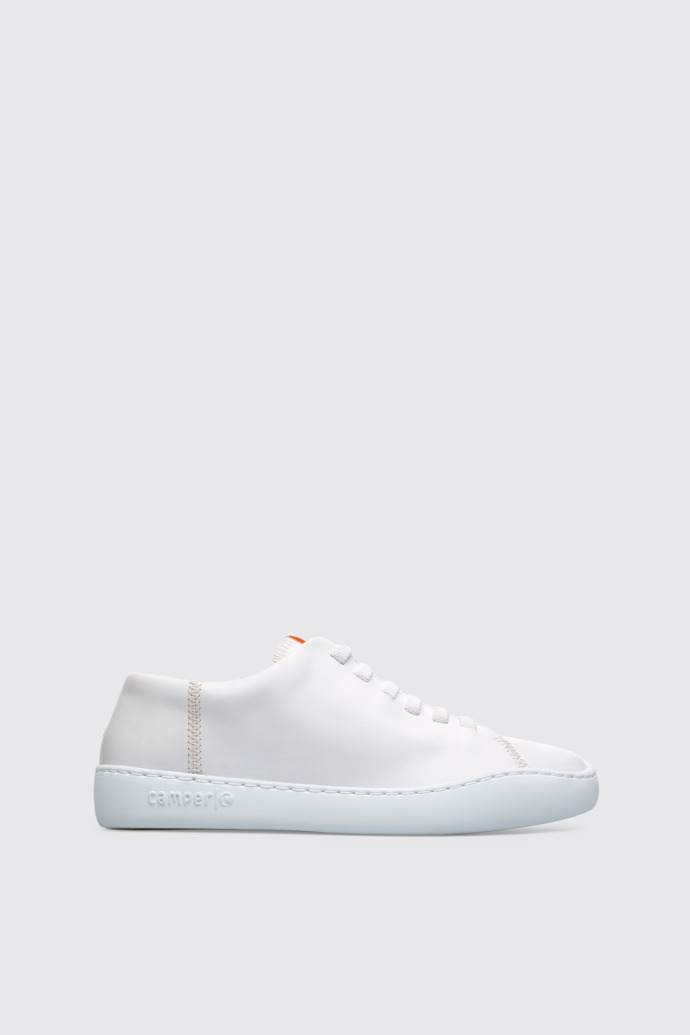 Side view of Peu Touring White Sneakers for Women