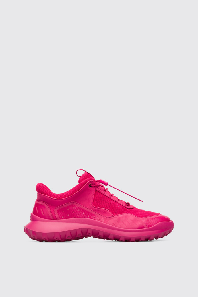 Side view of CRCLR Pink Sneakers for Women