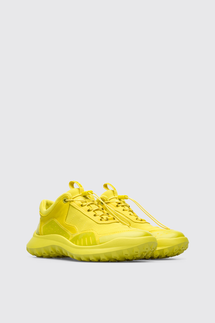 Front view of CRCLR Yellow Sneakers for Women
