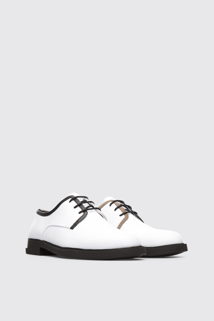 Front view of Twins White Formal Shoes for Women