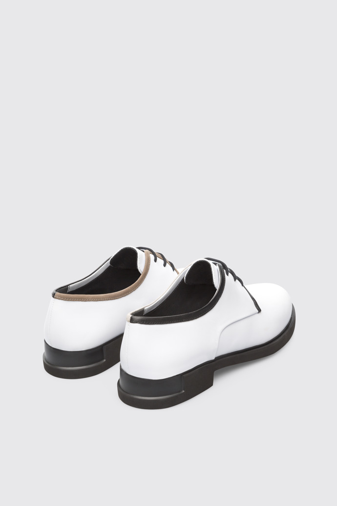 Back view of Twins White Formal Shoes for Women