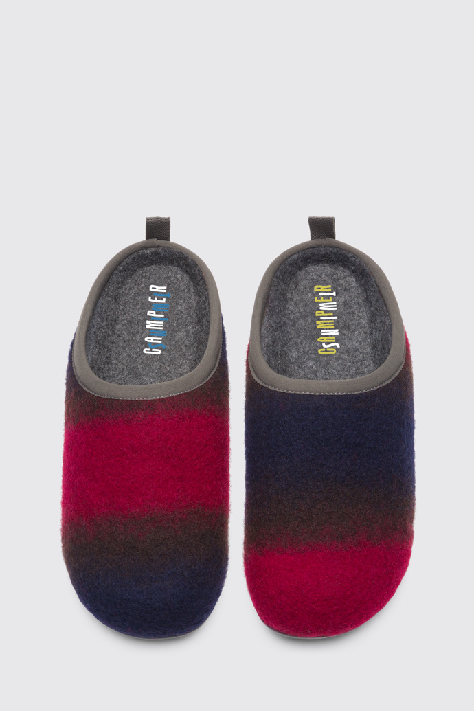 Overhead view of Twins Multicolor Slippers for Women