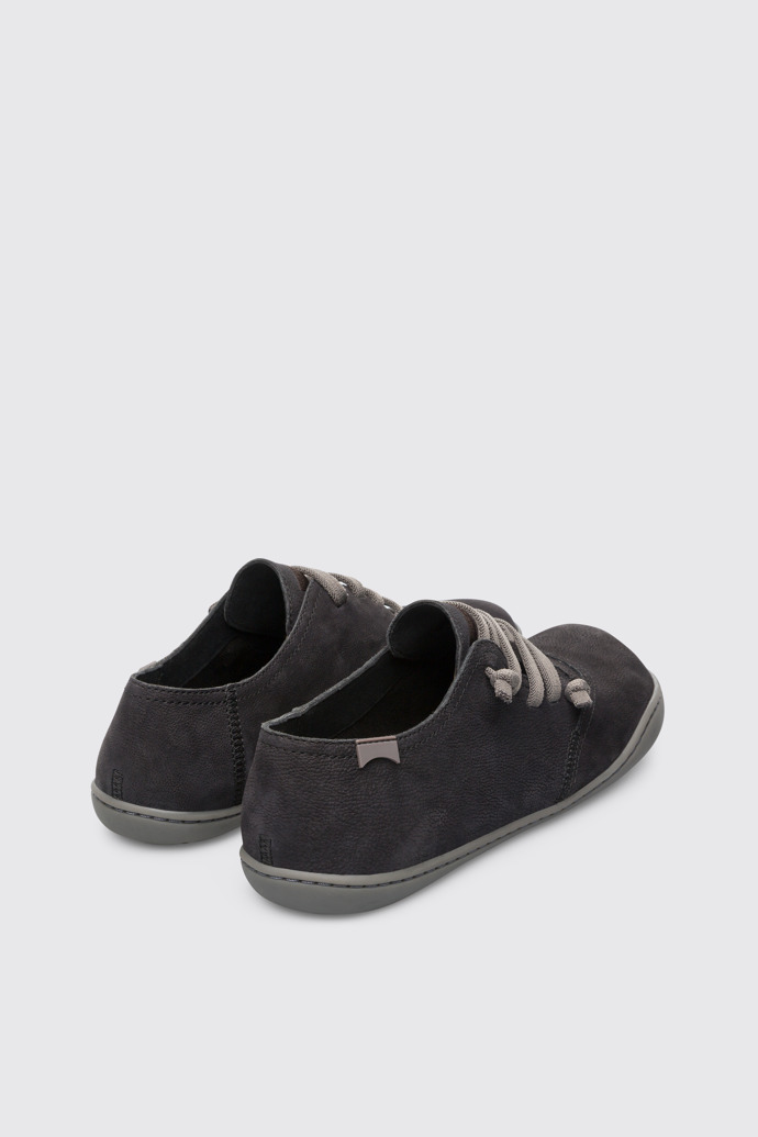 Back view of Peu Black Casual Shoes for Women