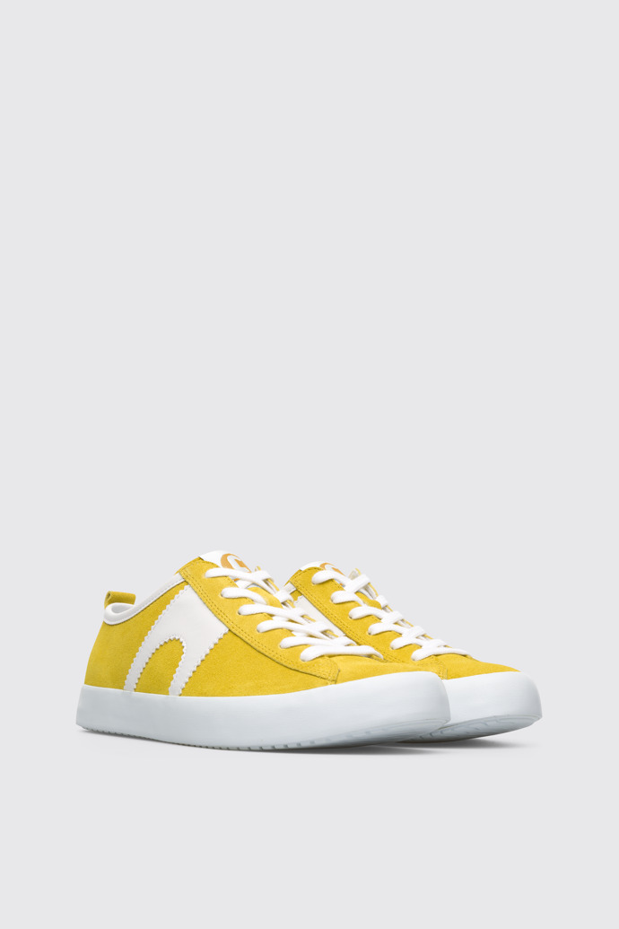Front view of Imar Yellow Sneakers for Women