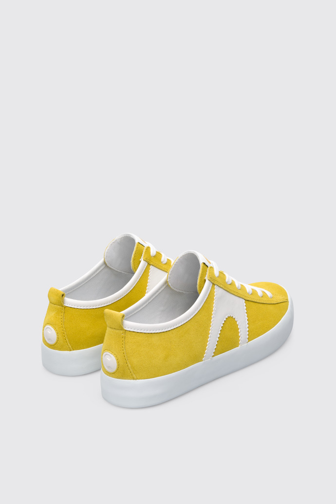 Back view of Imar Yellow Sneakers for Women