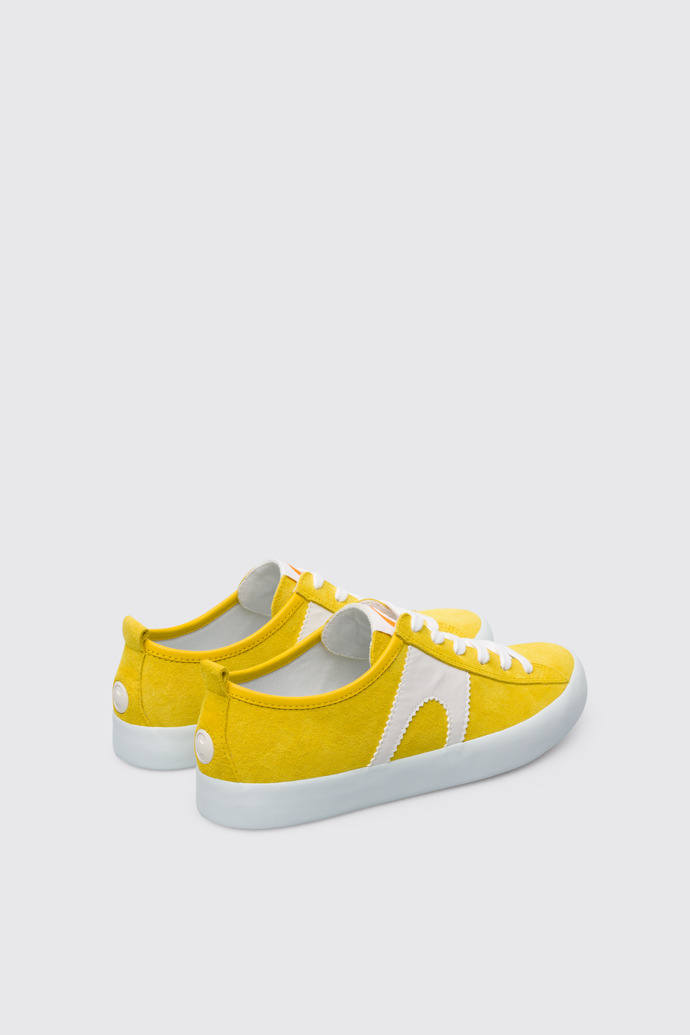 Back view of Imar Women’s yellow sneaker