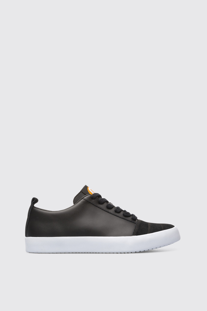 Side view of Imar Black Sneakers for Women