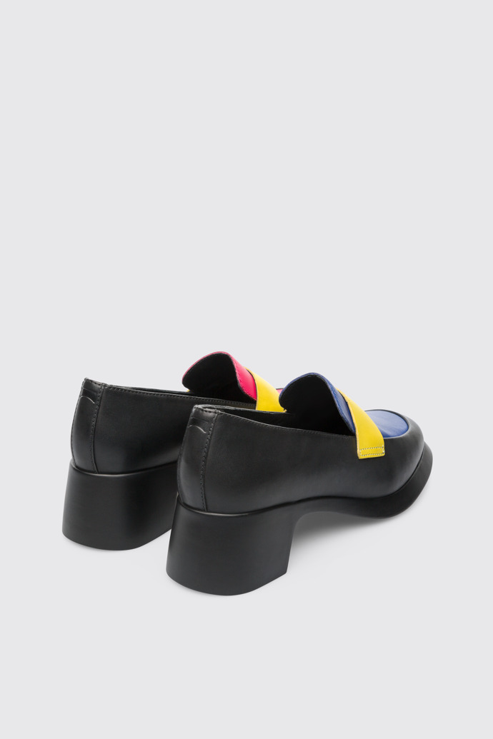 Back view of Twins Multicolor heels for women