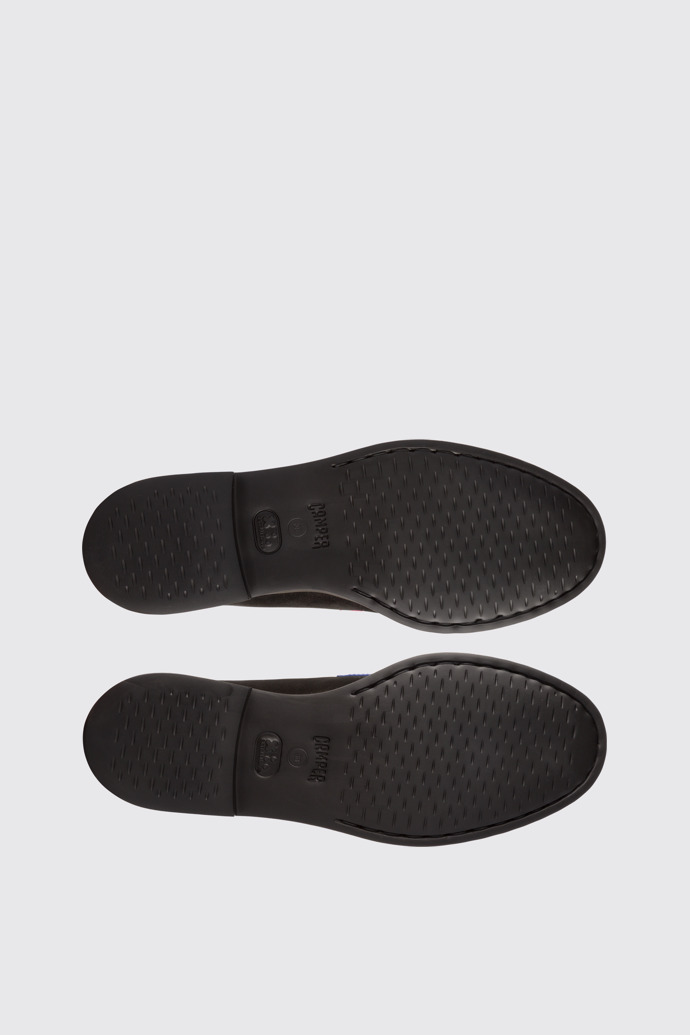 The sole of Twins Black Flat Shoes for Women