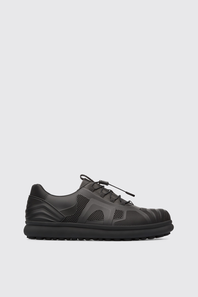 Side view of Pelotas Protect Black Sneakers for Women