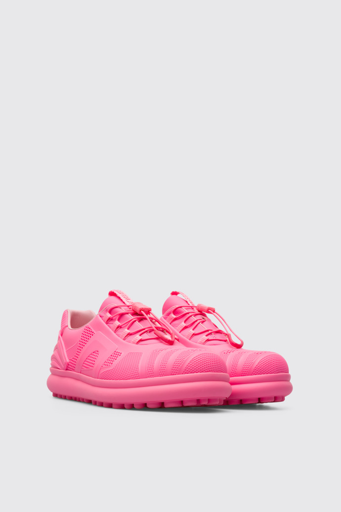 Image of Front view of Pelotas Protect Pink Sneakers for Women