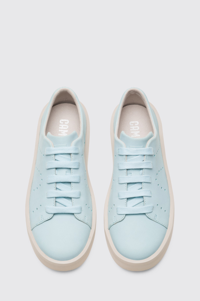 Overhead view of Courb Blue Sneakers for Women
