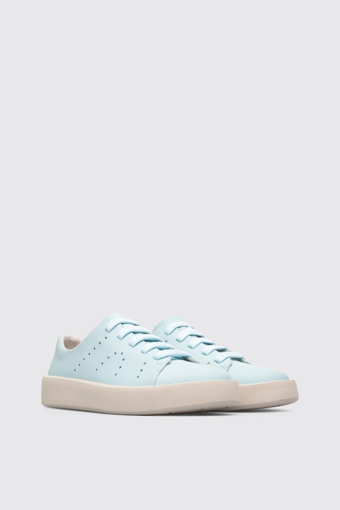 Image of Front view of Courb Blue Sneakers for Women