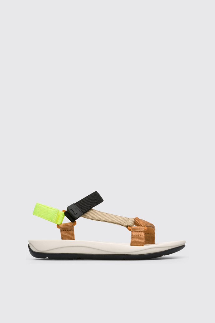 Side view of Match Women’s multicolored sandal