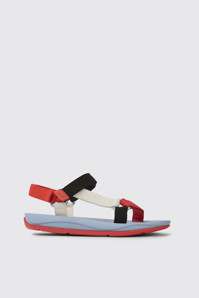Match Sandalias en color rojo, blanco y  negro para mujer