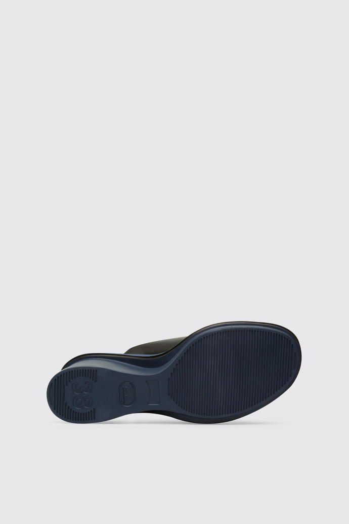 The sole of Kyra Black women's sandal