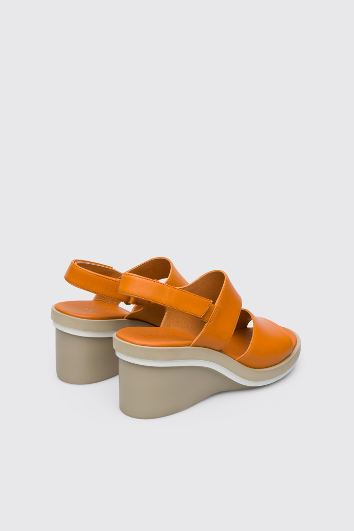 Back view of Kyra Women’s dark orange sandal