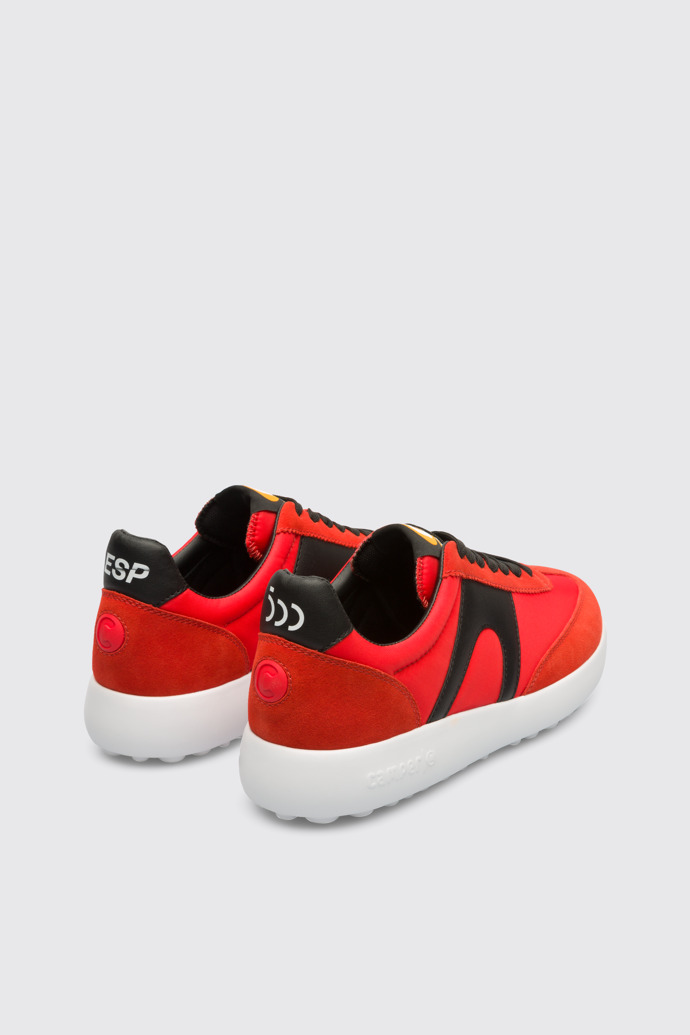 Back view of Camper x SailGP Red sneaker for women