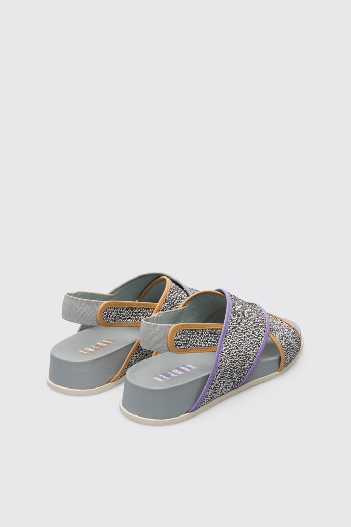 Back view of Twins Women’s multi-colored sandal